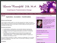 Tablet Screenshot of laurierosenfeld.com